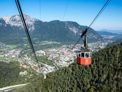 Bergfahrt mit der Predigtstuhlbahn